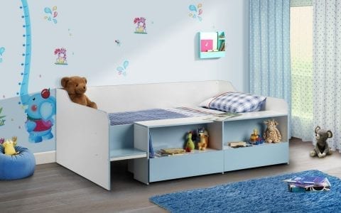 Stella Low Sleeper in Blue and white -0