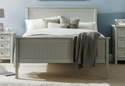 The Penzance bed frame in dove grey -0