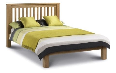 Lola Chunky Oak bedframe low foot -0