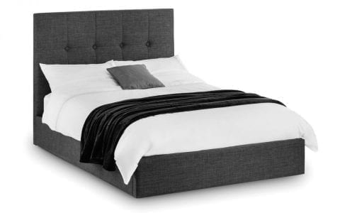 SOR Ottoman storage bedframe in grey slate -0