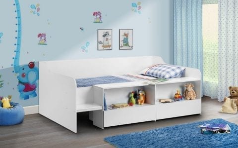 Stella Low sleeper in all White -0