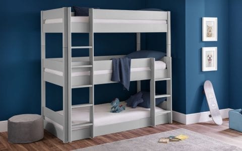 Triple Bunk in light grey -0