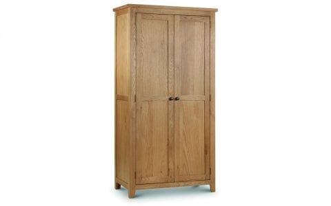 Lola Oak 2 Door Wardrobe -0