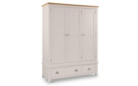 Richmond Grey and Oak 3 Door Wardrobe -0