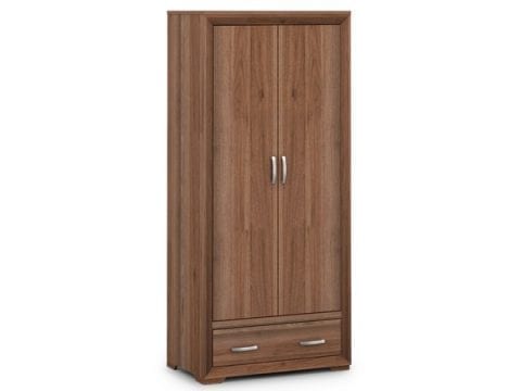 Buckingham Walnut Finish Combi Wardrobe -0