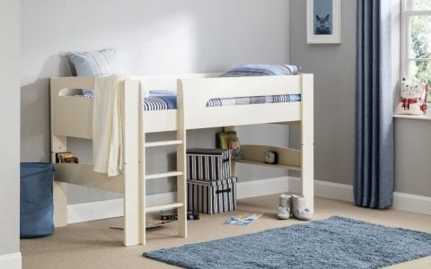 Pluto Mid Sleeper in Stone White-0