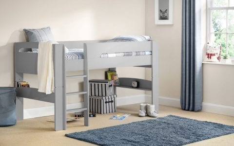 Pluto Mid Sleeper in Dove Grey -0
