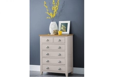 Richmond Grey and Oak 4+2 Chest -0