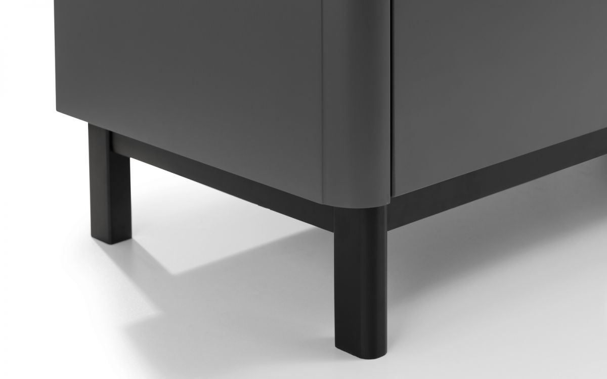 Charlotte 4 Drawer Chest in Storm Grey