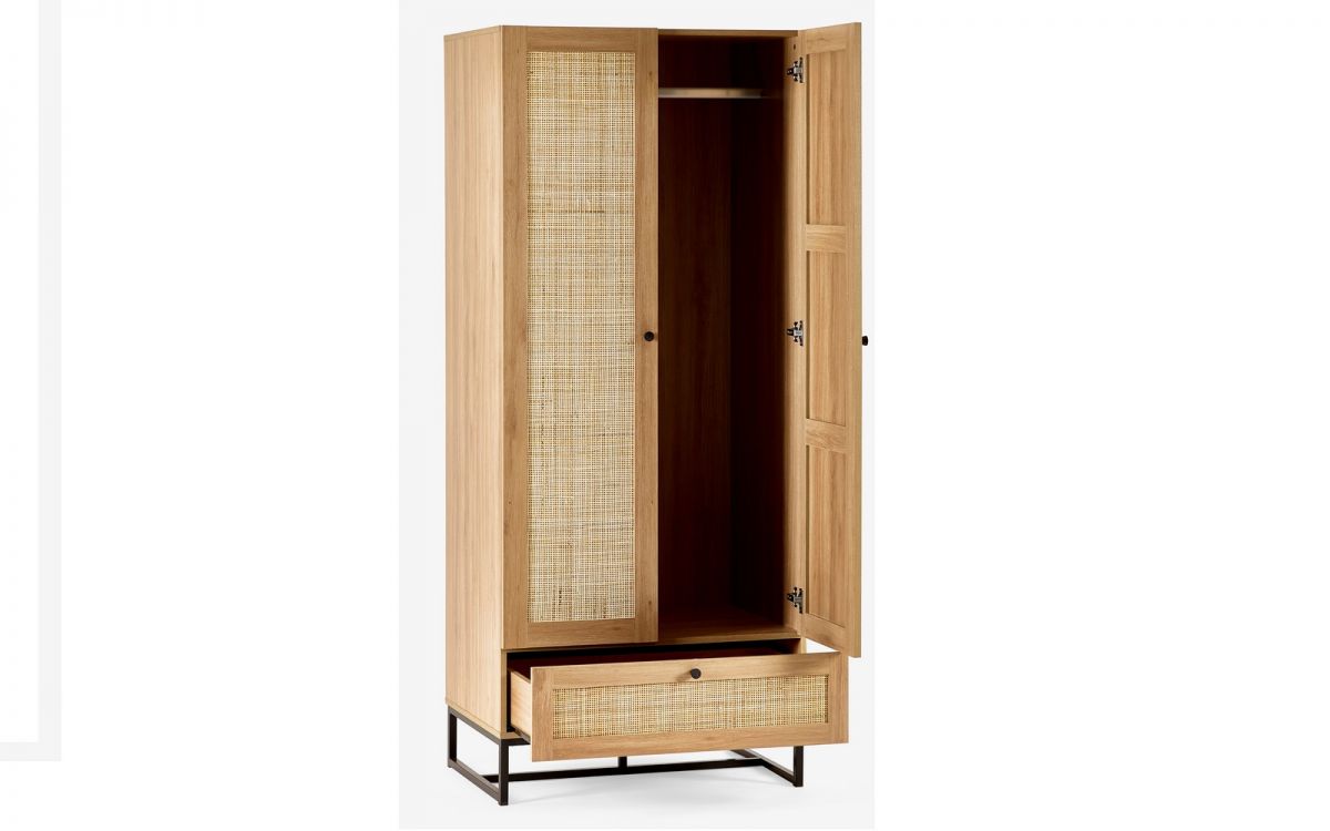 Padstow 2 Door Wardrobe- Oak