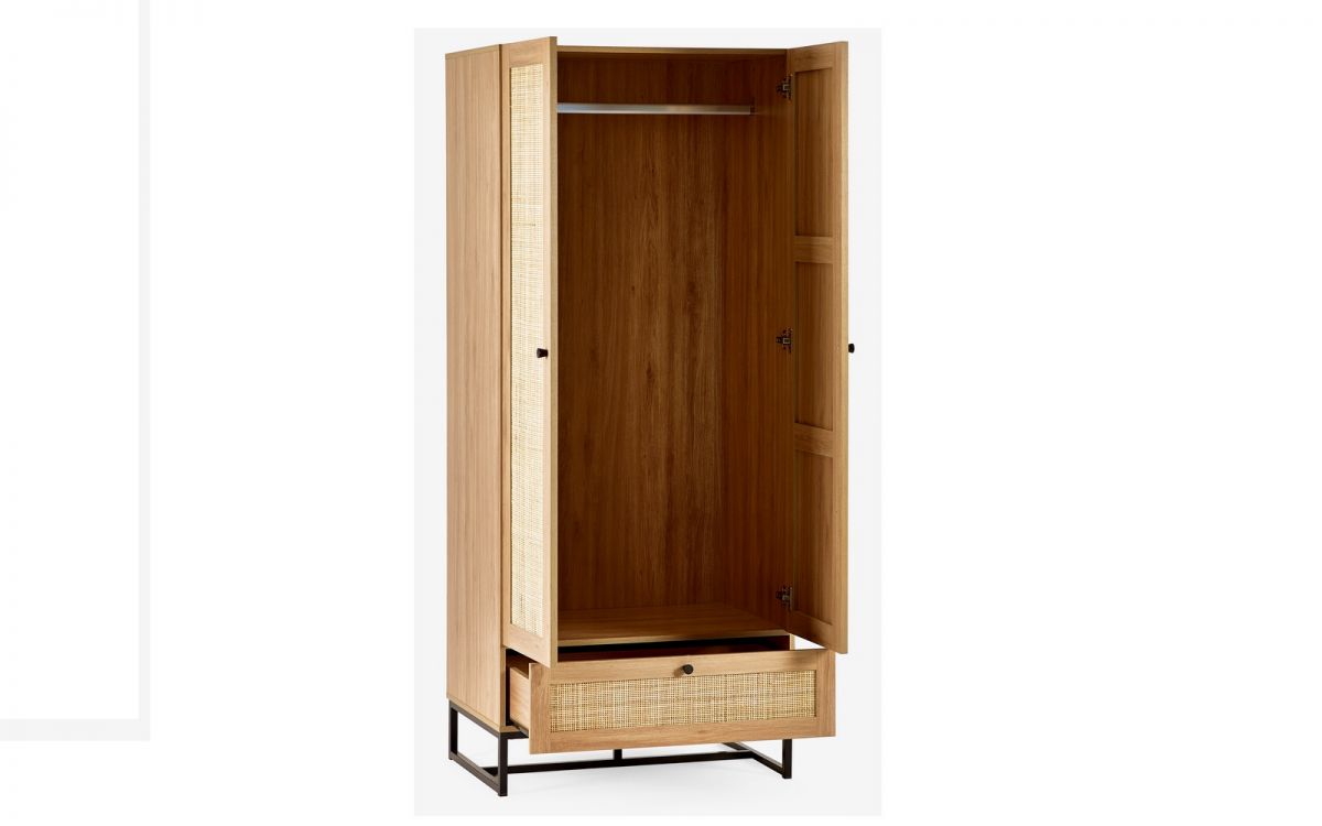 Padstow 2 Door Wardrobe- Oak