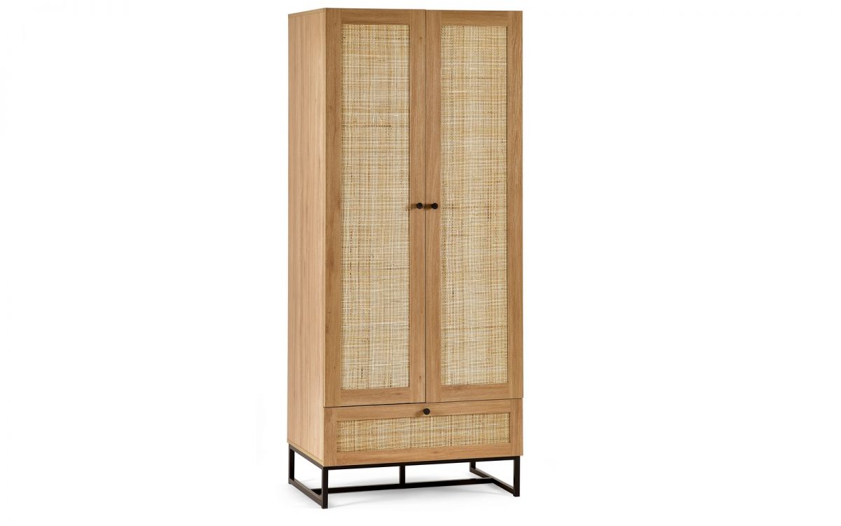 Padstow 2 Door Wardrobe- Oak