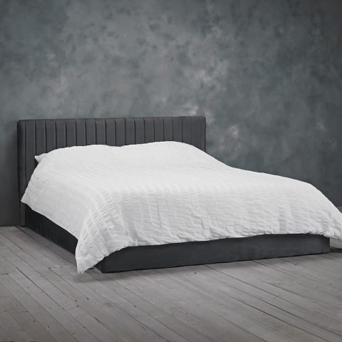 Berlin Ottoman Bedstead- Plush Grey