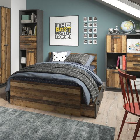 brooke rustic bed frame
