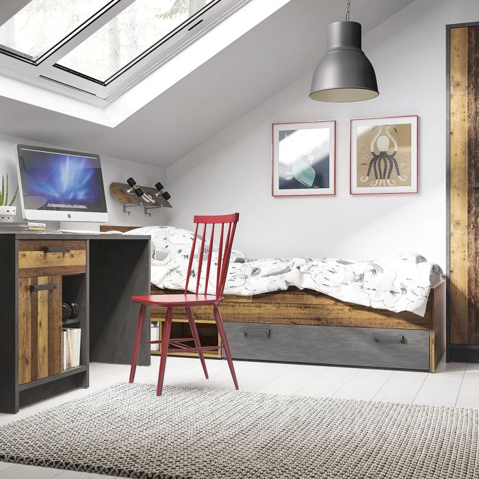 brooke rustic bed frame
