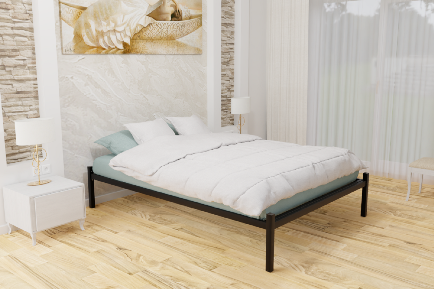 Callum Metal Bed Base