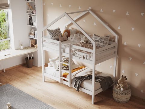 Tree House Bunk Bed | Kids Wooden Bunk Bed