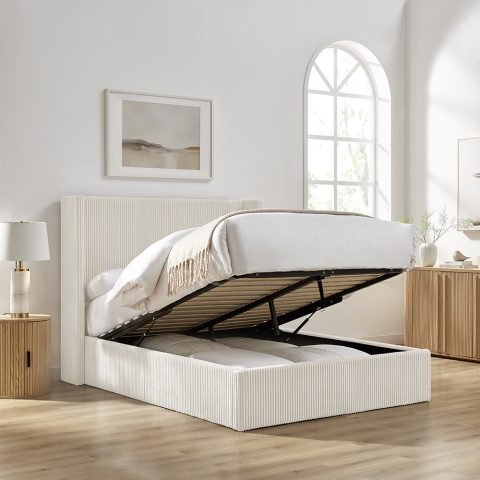 Gem Natural Ottoman Bed Frame