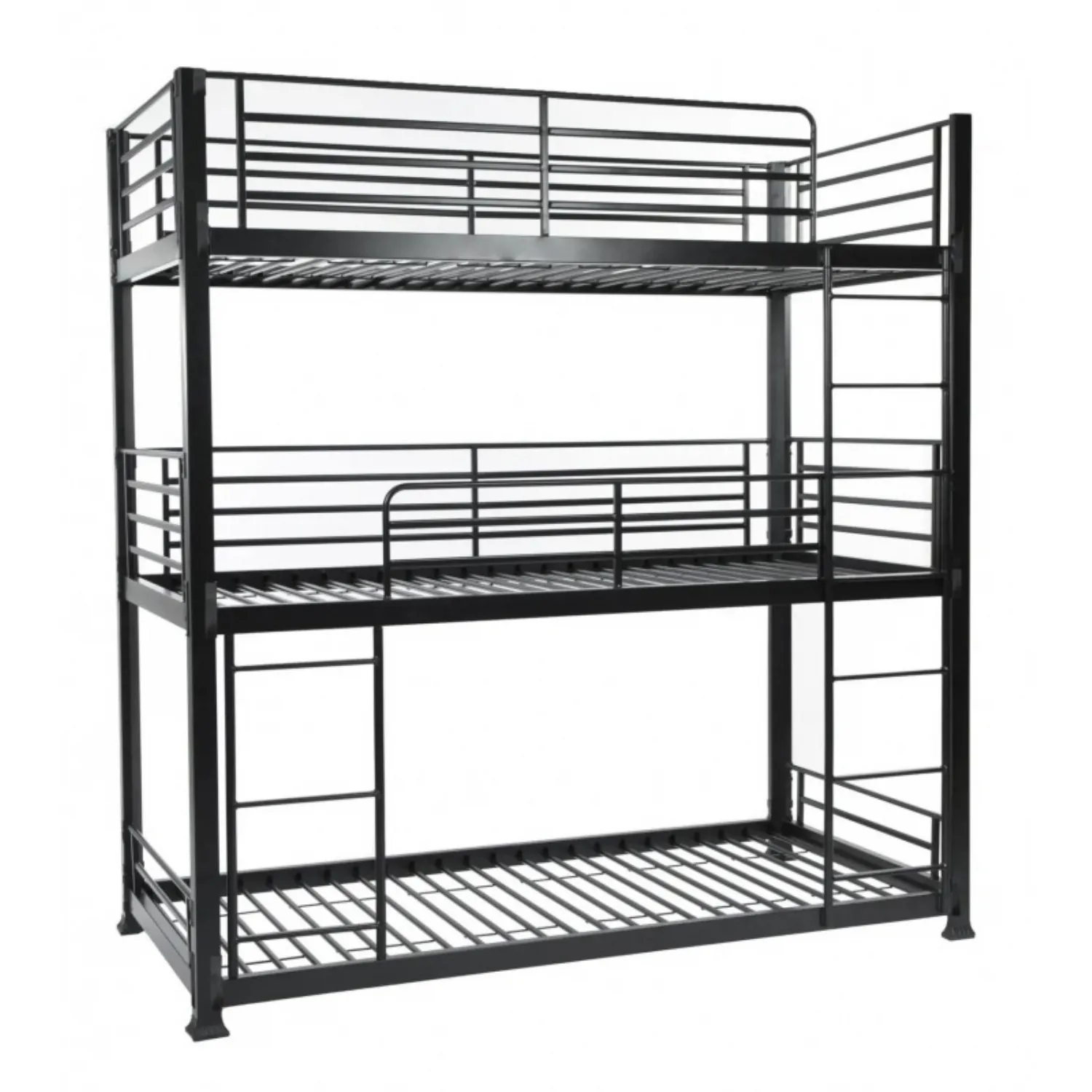 3 Tier Metal Black Bunk - Contract