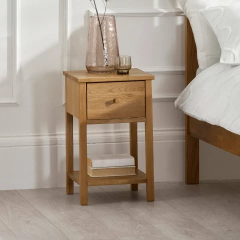 Cox Petite Oak Bedside