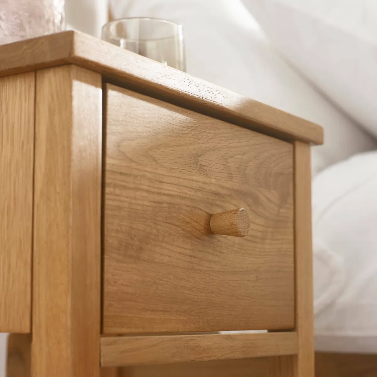 Cox Petite Oak Bedside