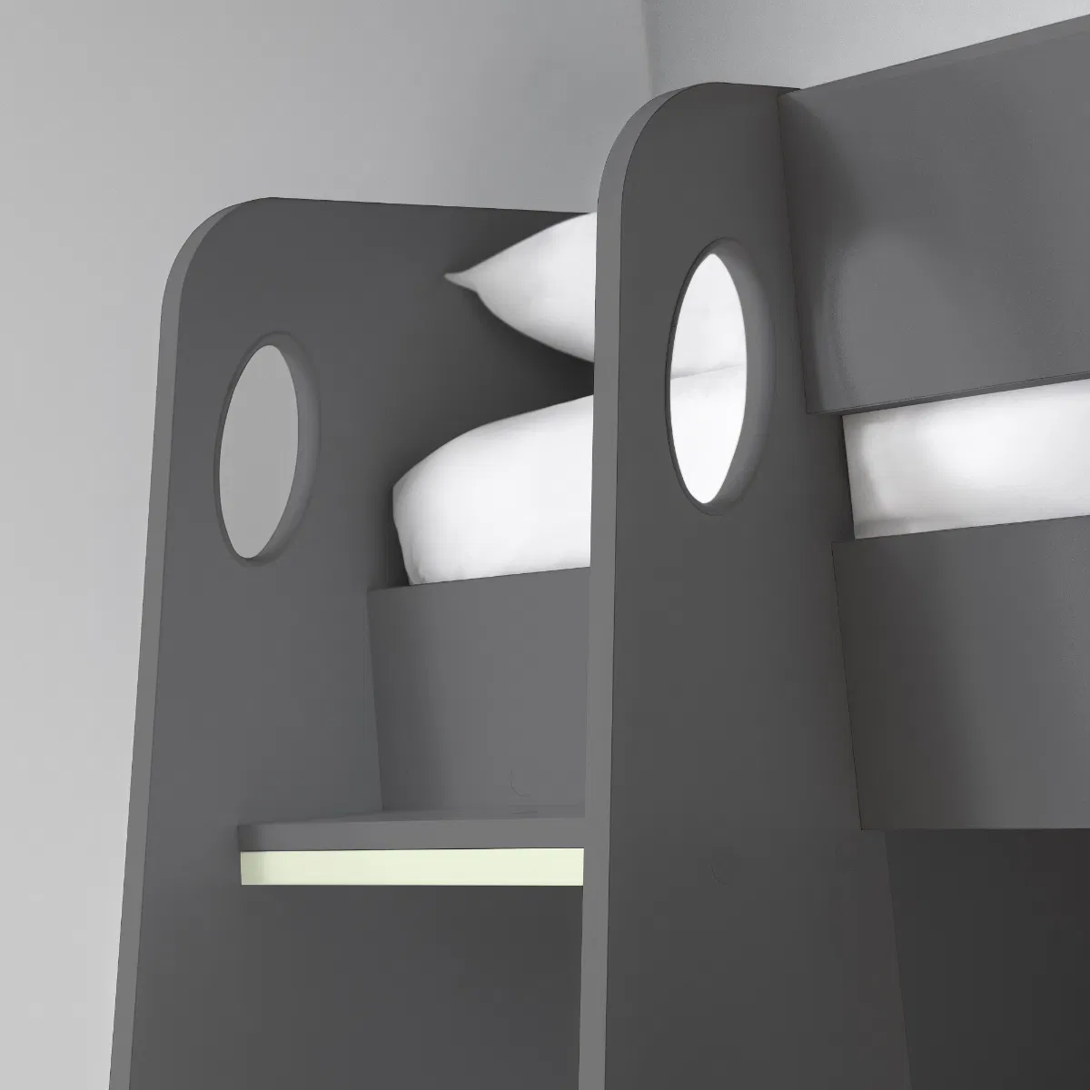Nebula Gaming Bed in Dark Grey