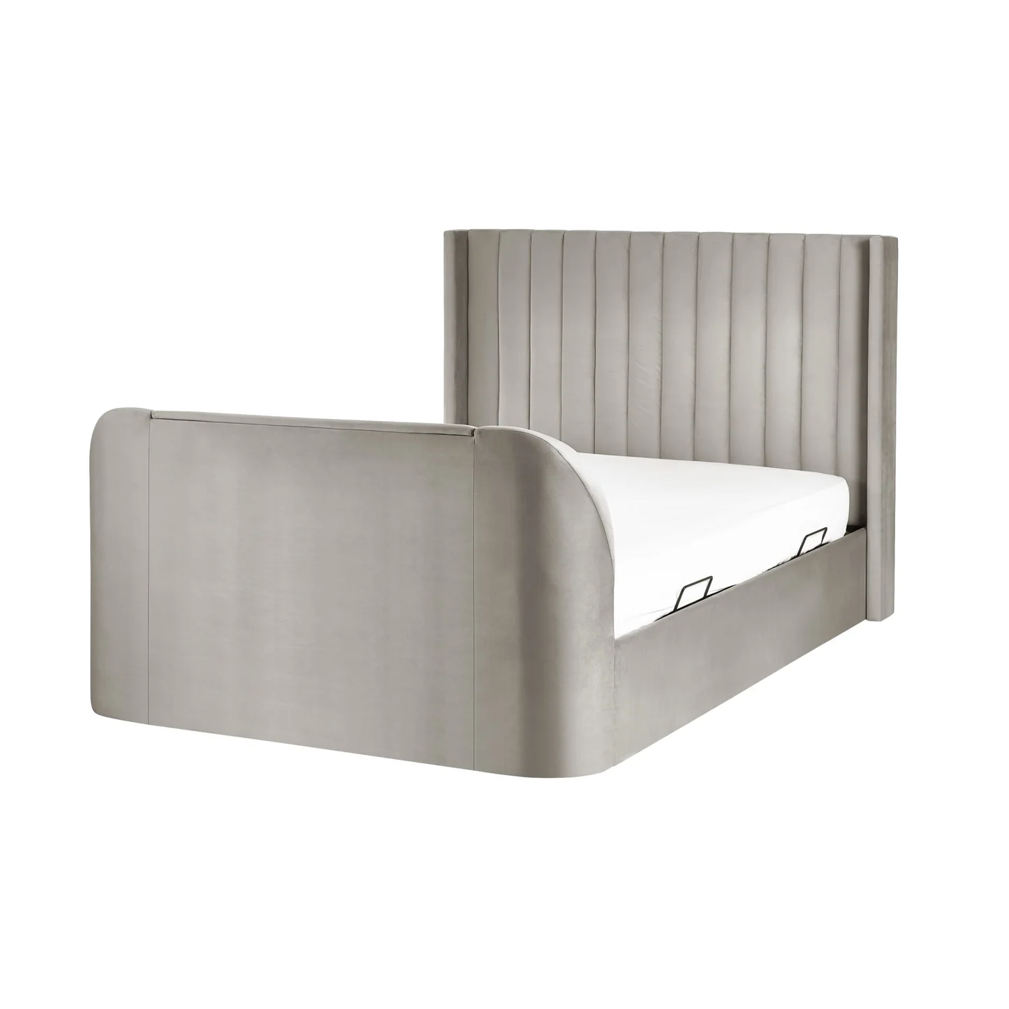 Clara Fabric TV Ottoman Bed