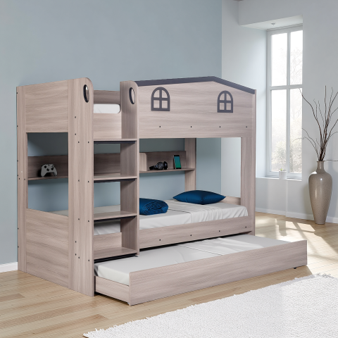Hector Bunk Bed with Trundle