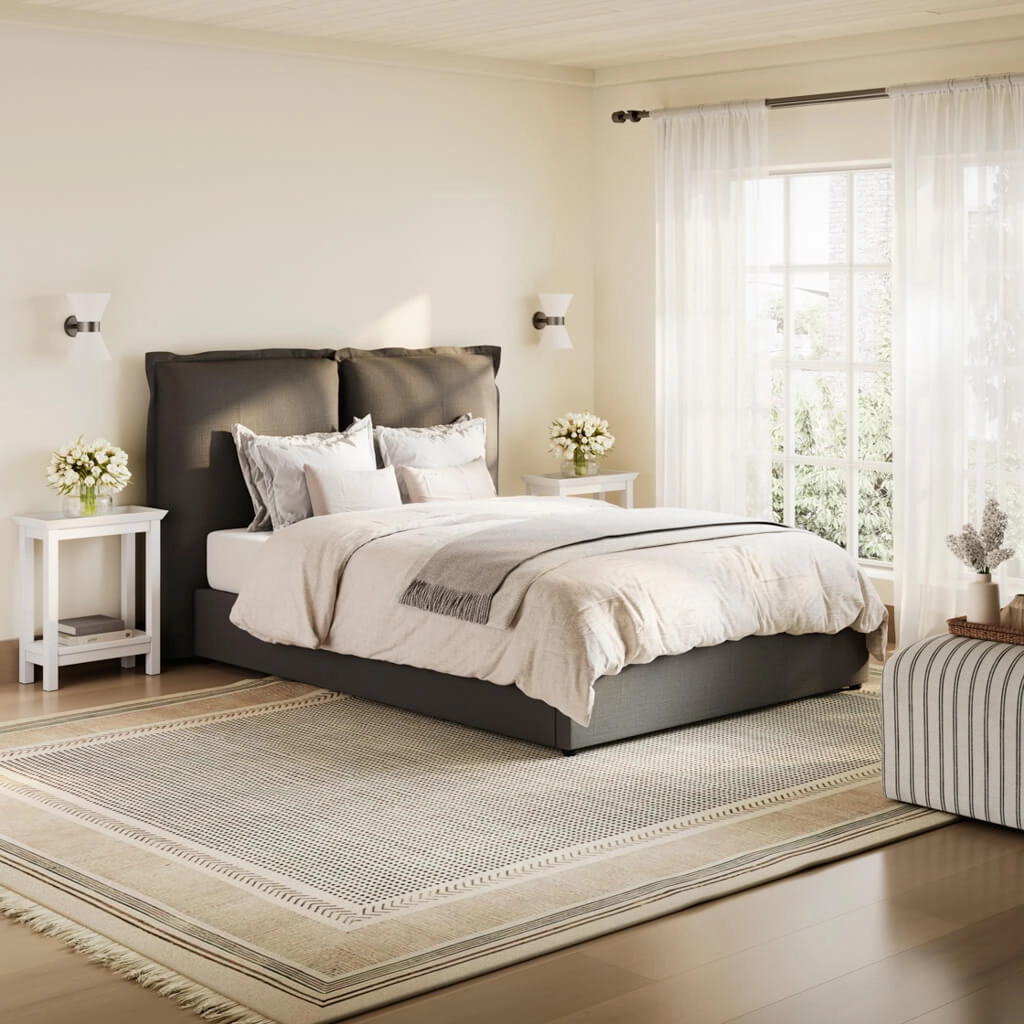 Sunday Fabric Pillow Bedframe