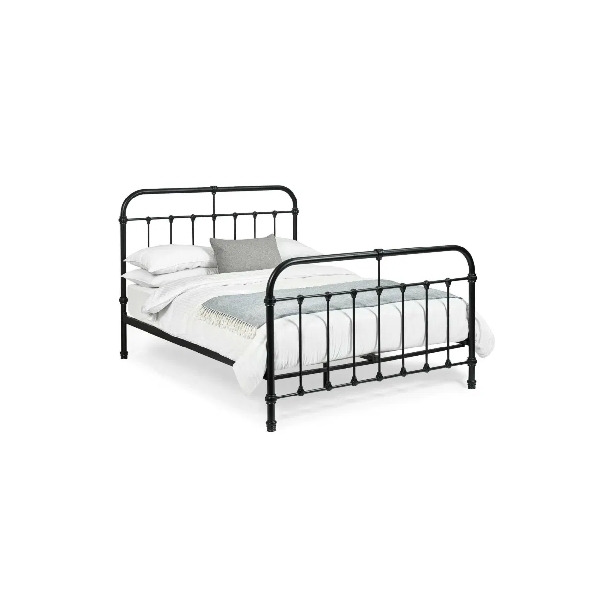 Logan Black Metal Bedframe