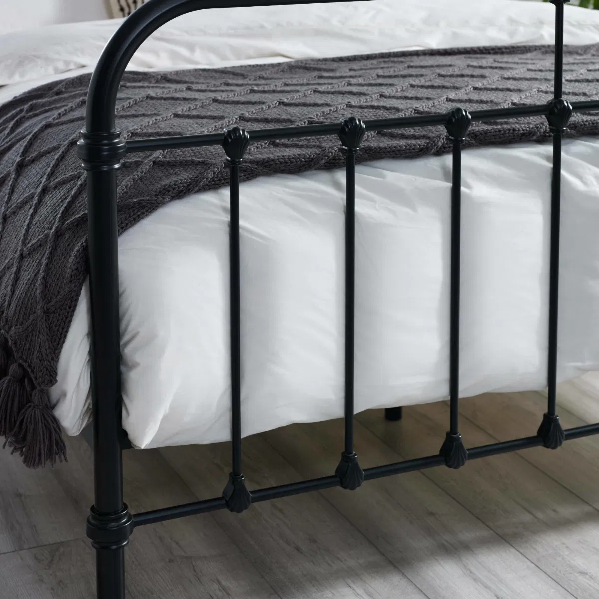Logan Black Metal Bedframe