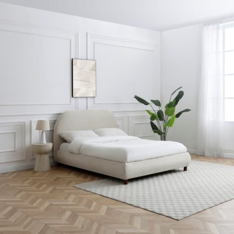 Nora Natural Fabric Bedframe