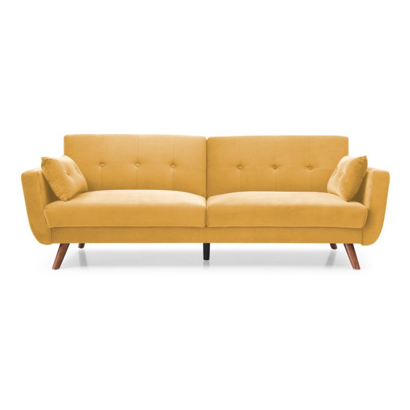 Oslo Gold Velvet Sofa bed