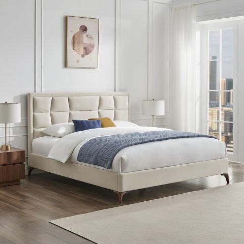 Electra Natural Fabric Bedframe
