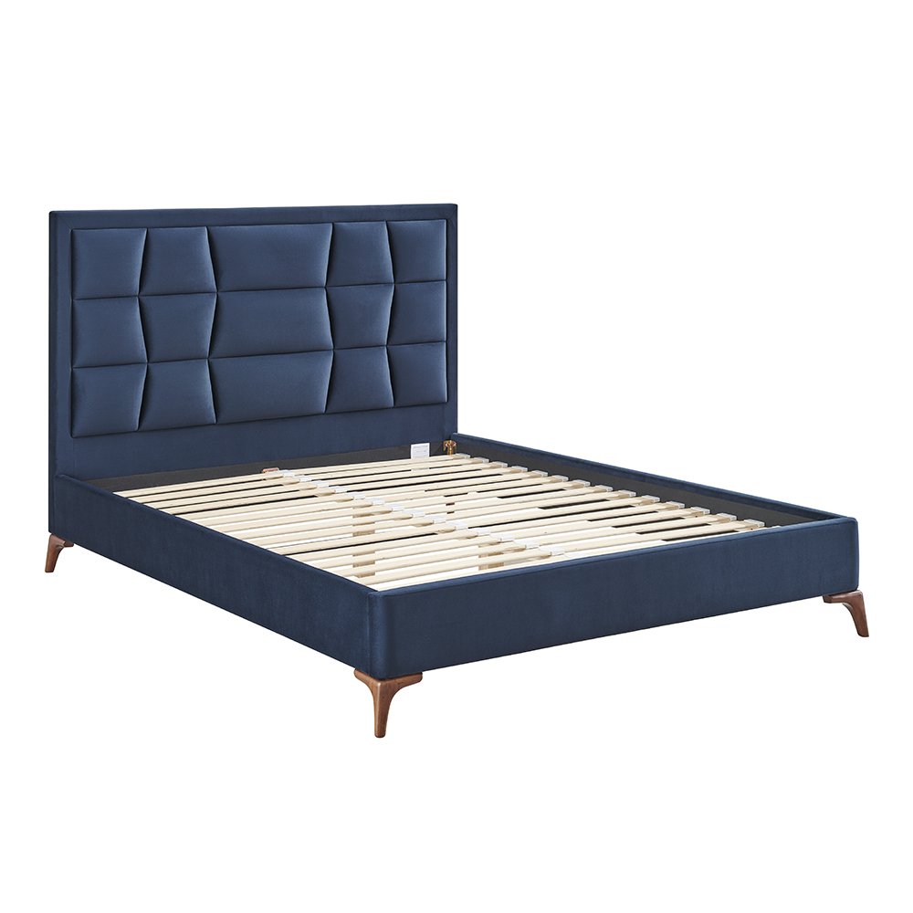 Electra Navy Fabric Bedframe