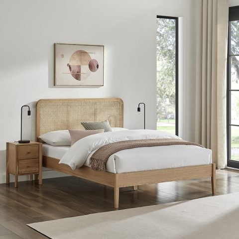 Giselle Rattan Bedframe