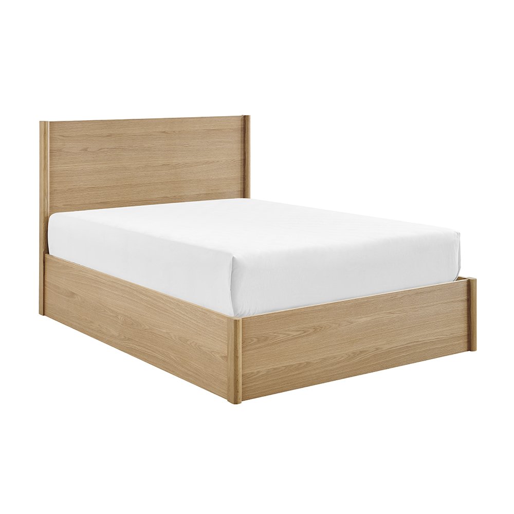 Jasmine Wooden Oak Ottoman Bedframe