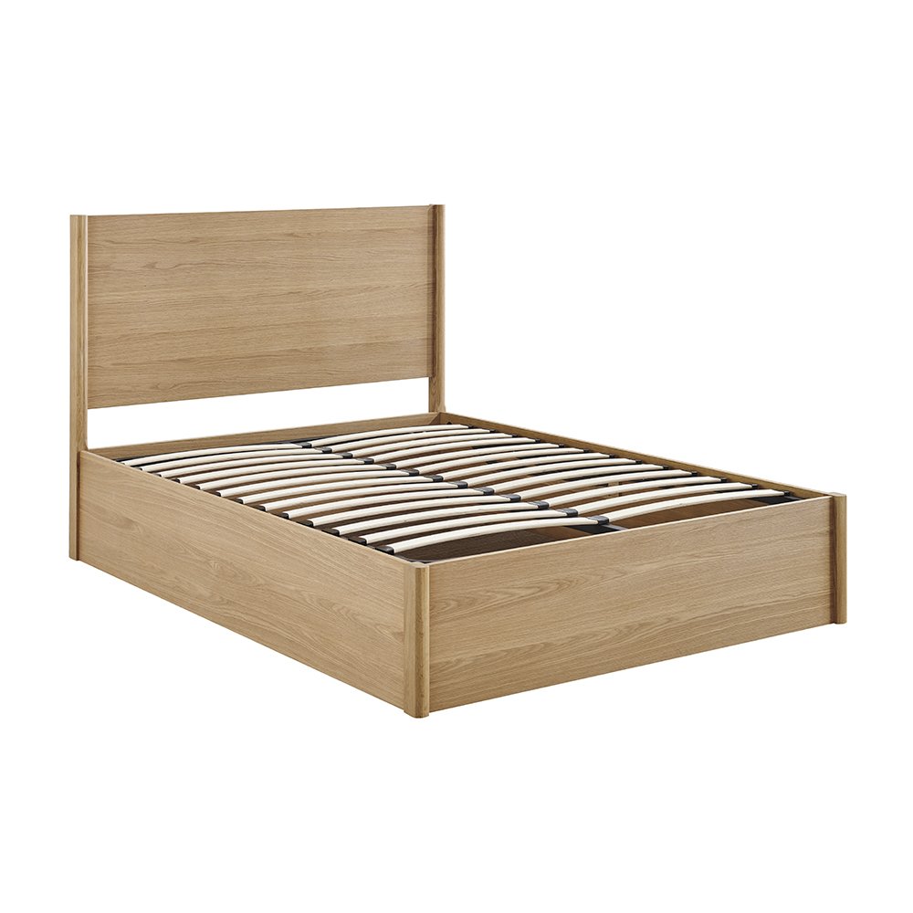 Jasmine Wooden Oak Ottoman Bedframe