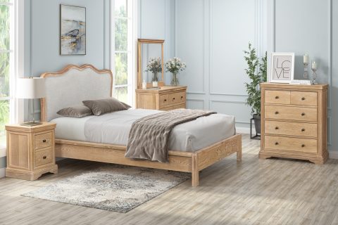 Alberta Oak Bed Frame