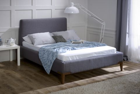 Andromeda Grey Double Bed Frame