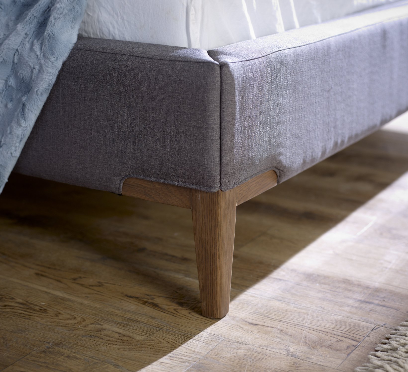 Andromeda Grey Double Bed Frame