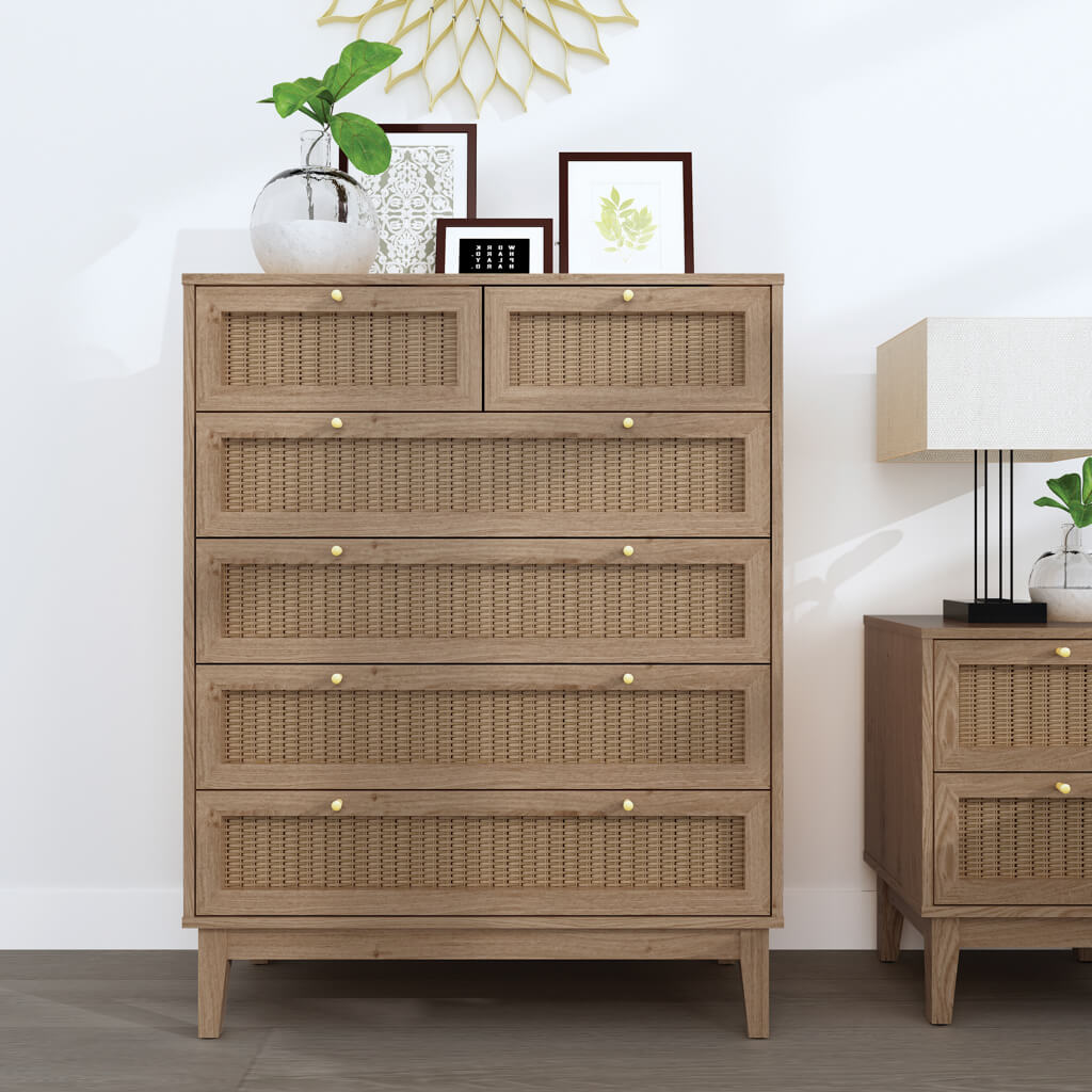 Bordeaux 6 drawer chest
