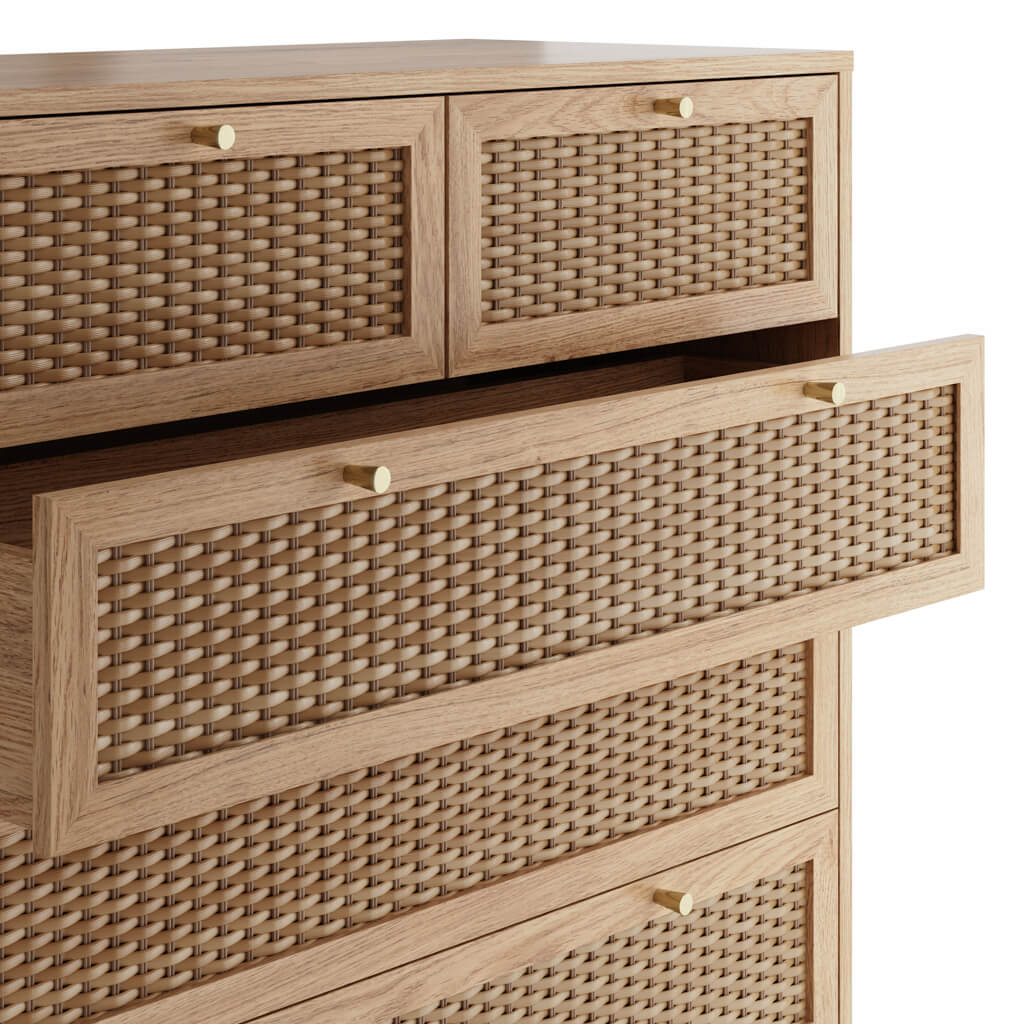 Bordeaux 6 drawer chest