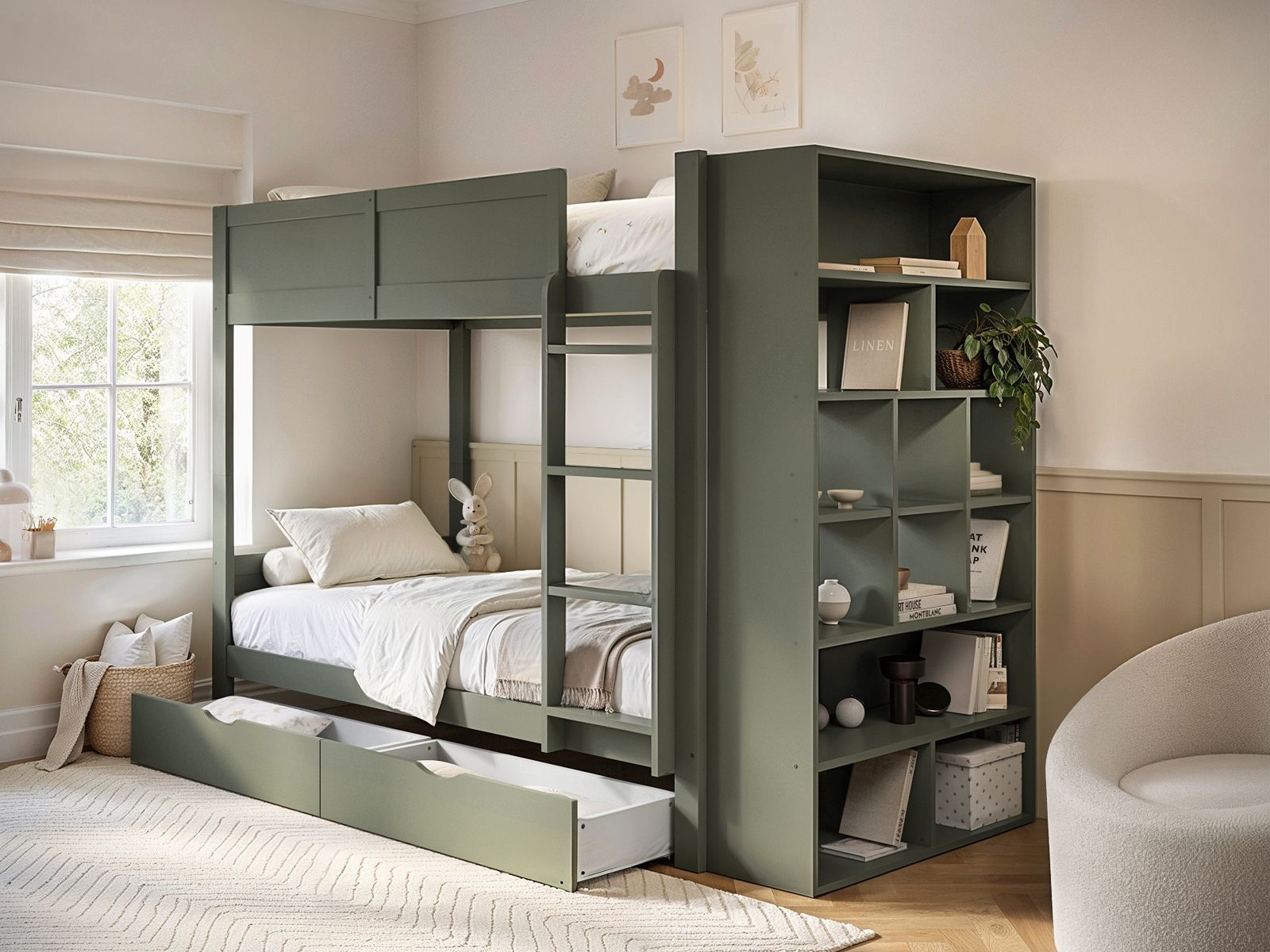 Ruby Green Bunk Bed