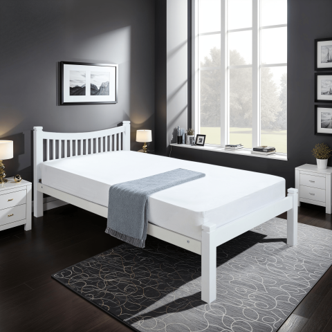 Jordan White Bed Frame
