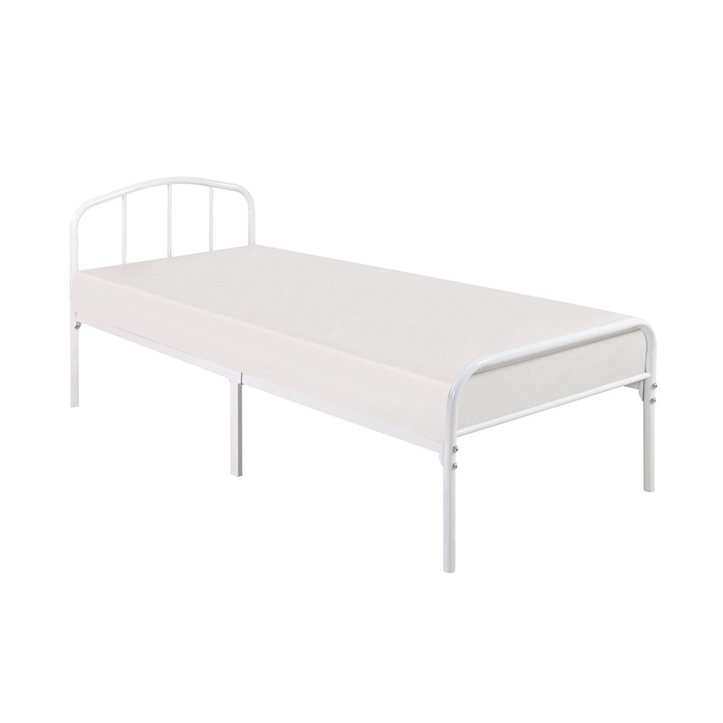 Milton 3'0 White Metal Bed frame