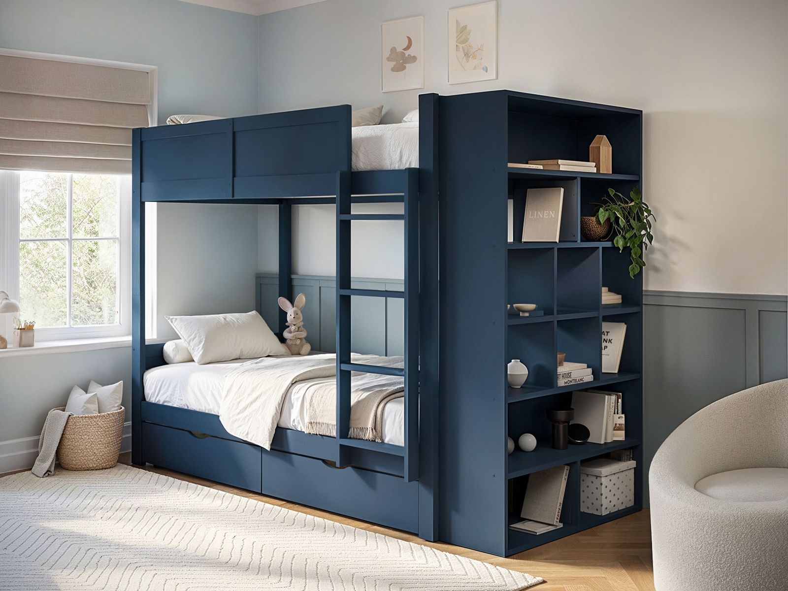 Ruby Blue Bunk Bed