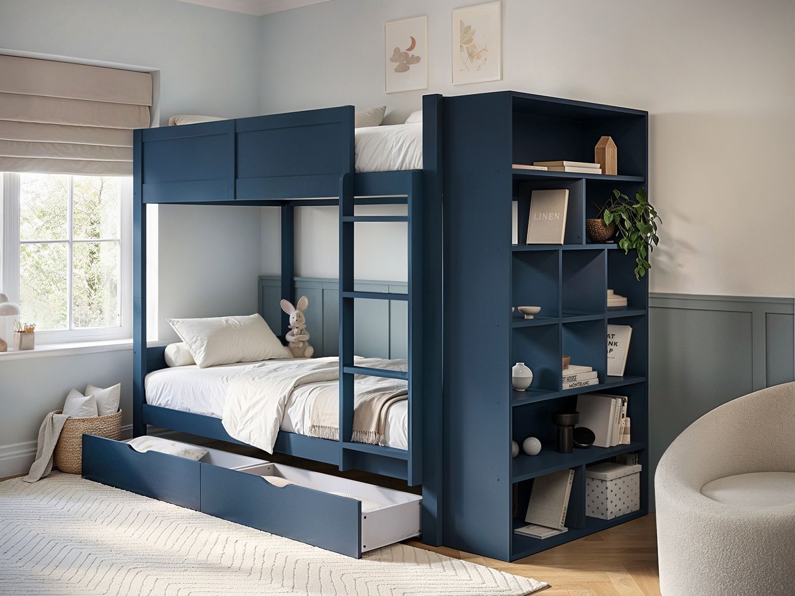 Ruby Blue Bunk Bed