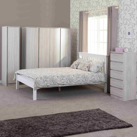 Shaker White Bed frame (low footend)
