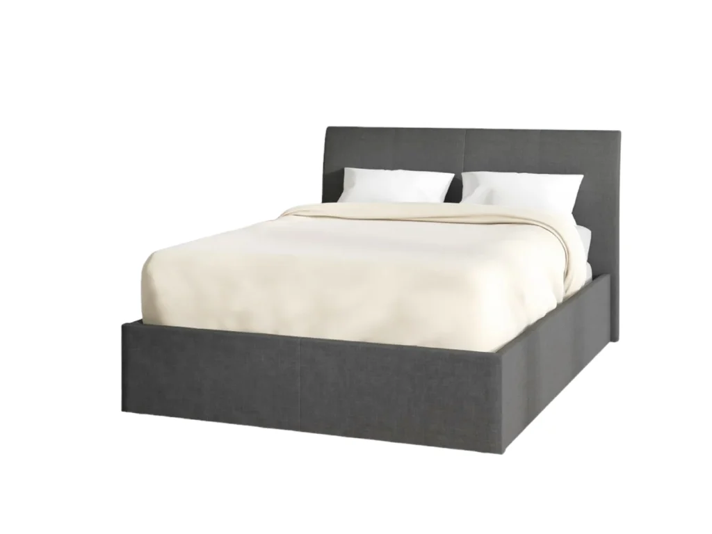 Tex Grey Fabric Ottoman Bed Frame